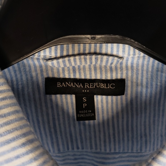 banana republic mens short sleeved shirt - Picture 4 of 5
